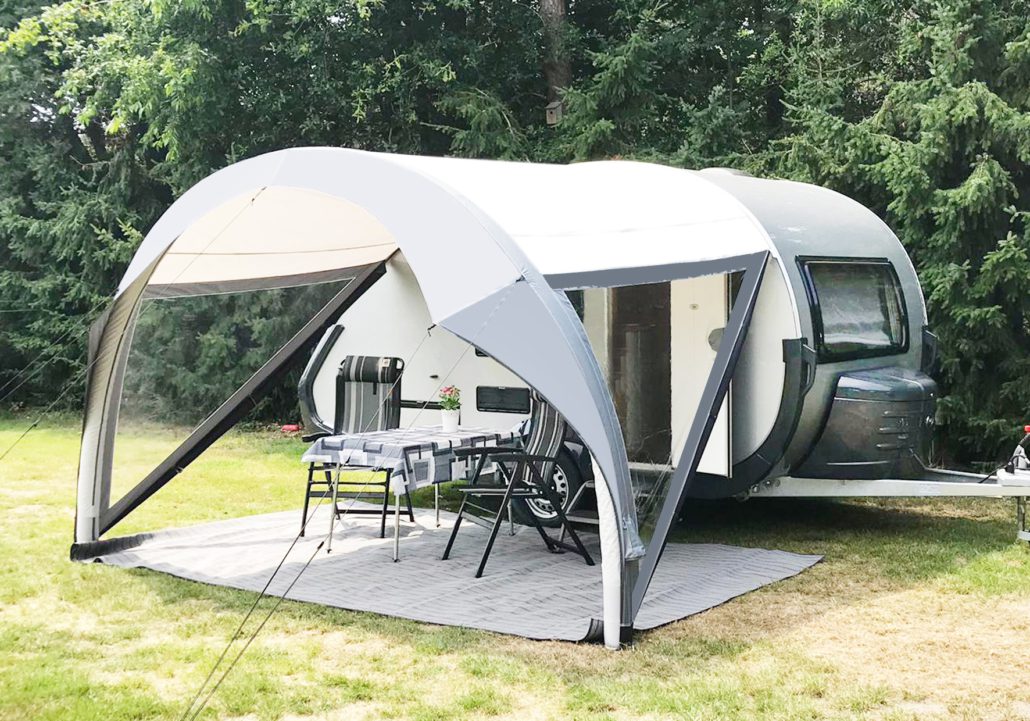 Brise-vent De Camping Vert 366x152x152 Cm Imperméable CFW310778 | Leroy